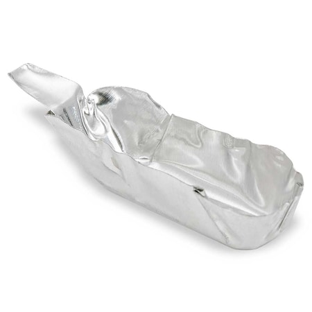 Globe Scientific Aluminum Micro Weighing Dish, 1.12ml, 25L x 7W x 7H mm, Rectangle, Crimped Walls, 100PK 8327